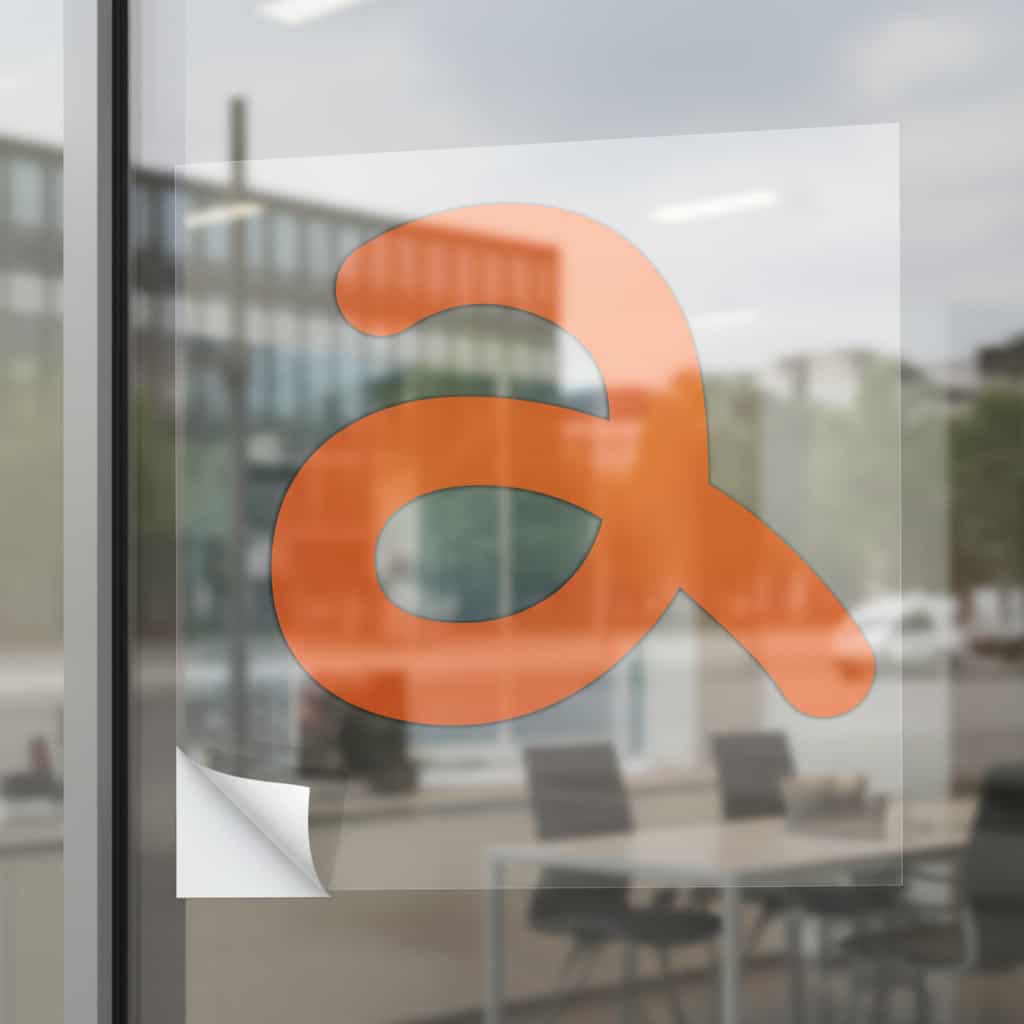 Grootformaat zelfklevend materiaal